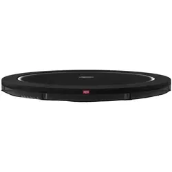 BERG Favorit InGround 430 cm Trampolin - Trampolin für den Garten mit eleganter grauer Optik und sicherer InGround-Bauweise für einfachen Einstieg und hohe Sicherheit. Ideal für die ganze Familie!