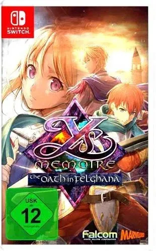 Ys Memoire: The Oath in Felghana - Switch - Remastered Action-RPG für Nintendo Switch, mit neuen Schwierigkeitseinstellungen, verbessertem Soundtrack und neuem Synchronsprecher für ein intensives Spielerlebnis.