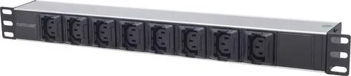 Intellinet 163651 19 Zoll Netzwerkschrank-Steckdosenleiste - Steckdosen & Zubehör, bietet universelle Stromversorgung mit C13-Kaltgerätesteckdosen und flexibler Montage in 19"-Netzwerkschränken.