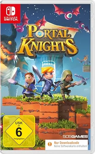 Portal Knights für Nintendo Switch – Kooperatives Action-RPG - Erlebe Abenteuer in zufällig erzeugten Welten! Spiele im Multiplayer-Modus und meistere verschiedene Klassen. Baue, kämpfe und entdecke mit Freunden!