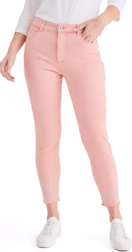 Stooker Women RIO Damen 5-Pocket-Jeans Skinny Fit 44 (Länge 30) rose coral - Die RIO Skinny Fit Jeans von Stooker bietet eine perfekte Passform mit figurformender Taille und schmalem Bein. Hergestellt aus flexiblem Power Stretch Twill für optimalen Tragekomfort. Ideal für stilvolle Outfits.