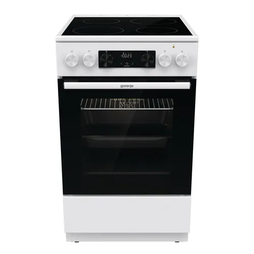 GEC5C41WG Herd weiß - Großzügiger Backofen - Backöfen, Energieeffizienz A, mit 70 Litern Nutzinhalt und vielseitigen Heizarten wie Umluft und Grill für perfekte Backergebnisse.