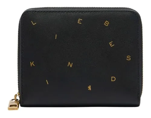Liebeskind Conny Soft Nappa M Geldbörse schwarz - Umhängetaschen aus hochwertigem Nappaleder, stilvoll und praktisch mit viel Platz für Karten und Bargeld.