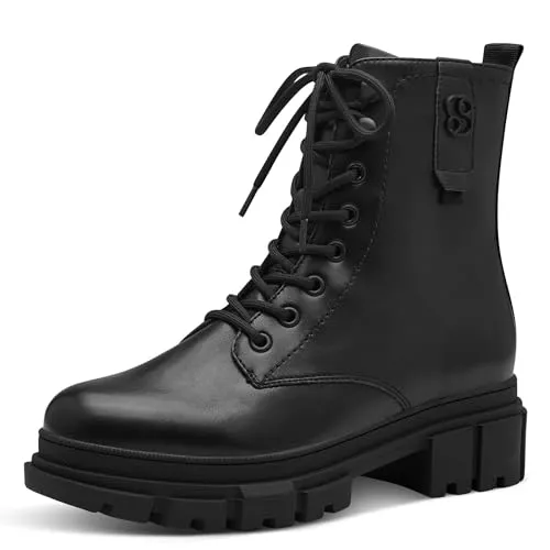 s.Oliver Damen 5-25214-41 Stiefelette - Bequeme vegane Wanderschuhe, Soft Foam Sohle für optimalen Tragekomfort und stilvollen Auftritt