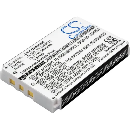 Cameron Sino Battery for Logitech Harmony One Remote Control (1 Stk., Gerätespezifisch, 950 mAh) (CS-LOH880RC)
