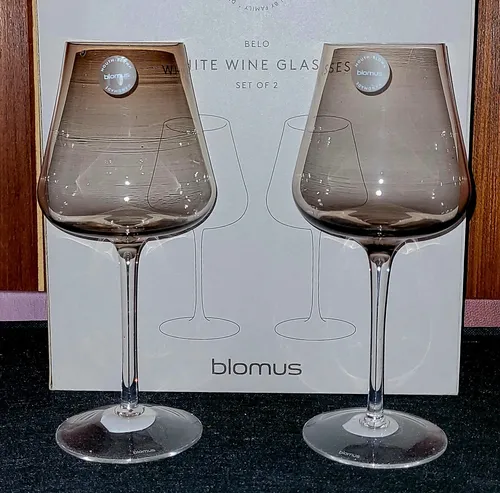 Blomus Belo Weißweingläser 2er-Set, 400 ml - Elegante Weingläser aus hochwertigem Glas, perfekt für besondere Anlässe oder den täglichen Genuss. Ideal für Weinliebhaber und stilvolle Tischdekoration.