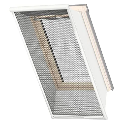 VELUX Insektenschutzrollo ZIL FK08 0000SWL - Fliegengitter für Fenster, schützt effektiv vor Insekten und ermöglicht gleichzeitig Lichtdurchlässigkeit dank halbtransparentem Glasfasergewebe.