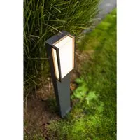 Lutec Qubo LED-Außenstandleuchte 18W - Lampen - stilvolle Wegeleuchte mit 18W LED und 1100 Lumen, ideal für Garten und Terrasse, schafft eine angenehme Atmosphäre mit warmem Licht.