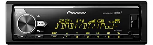 Pioneer MVH-X580DAB | 1DIN Autoradio mit Bluetooth und DAB+ - Autoradio mit Bluetooth Freisprecheinrichtung und USB-Anschluss, ideal für individuellen Musikgenuss und sicheres Telefonieren im Auto.