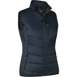 Deerhunter Steppweste Damen Heizweste Heat Padded blau 36 - Moderne Steppweste für Damen in Dunkelblau, ideal für kühlere Tage. Die komfortable Passform und das atmungsaktive Material sorgen für angenehmen Tragekomfort.