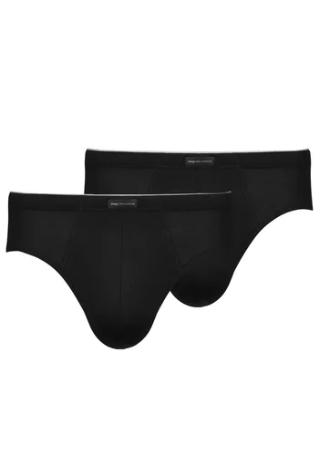 Mey Slip "DRY COTTON" 2er-Pack, schwarz, Gr. 4 (S) - Bequeme Slips aus atmungsaktivem Dry Cotton-Material, mit flachen Beinabschlüssen für optimalen Tragekomfort.