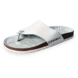 CINNEA SUMMER Pantolette handgefertigt aus echtem Leder in Weiß (Größe 36 EU) - Elegante, handgefertigte Pantolette aus echtem Leder, ideal für den Sommer. Mit rutschhemmender Laufsohle und atmungsaktivem Innenmaterial für hohen Tragekomfort.