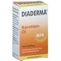 Diaderma Karotten Öl plus Q10 30 ml - Revitalisierende Gesichtspflege - Gesichtsreiniger mit hochwertigem Karottenöl und Q10 für eine strahlende Haut, ideal zur Revitalisierung und Pflege der Gesichtshaut.