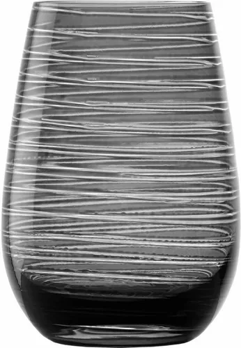 Stölzle Lausitz TWISTER Trinkgläser 465 ml - 6er Set - Wassergläser, spülmaschinenfest und stoßfest, ideal für Saft, Wasser und Longdrinks mit hohem Füllvolumen von 465 ml.