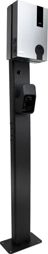 Standfuß Raedian Wallbox für 2 Ladestationen - Robuste Montagesäule für 2 Wallboxen, ideal für eine platzsparende Installation. Hergestellt vom Wallbox Discounter, sorgt sie für Stabilität und Sicherheit.