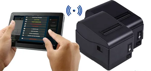 10" Mobile Kasse für Gastronomie: 2x Bondrucker, Bestellterminal, Kassensoftware