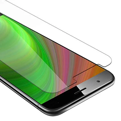 Cadorabo Panzer Schutz Glas für Huawei ASCEND G7 PLUS / G8 / GX8 - Schutzfolie in Ultra-Klar Hüllen freundlich - Gehärtetes (Tempered) Glas Dipslayschutz Folie in 9H Härte Anti Kratzer