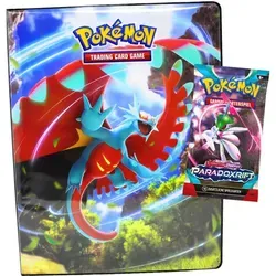 Pokemon Karten Karmesin & Purpur - Paradox Rift - 1 Mappe + 1 Booster Sammelkarten