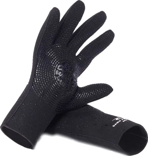 RipCurl Dawn Patrol 3MM Handschuhe für Herren - Schwarz - Bademode für Herren, ideal für kalte Bedingungen mit 3MM Neopren für besten Schutz und Flexibilität beim Surfen.