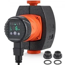 VEVOR Heizungspumpe Umwälzpumpe EMC Gusseisen 22W - Umwälzpumpen mit einer max. Förderhöhe von 4 m und einem Durchfluss von 50 L/min, ideal für effiziente Heizsysteme und langlebige Leistung.