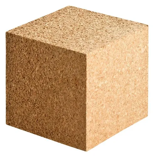 Kork Würfel | 10x10x10 cm | Würfel aus Presskork zum Basteln, Hobby, Heimwerk