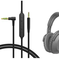 Audiokabel für Sennheiser HD558 HD560S HD598 HD400pro M40X M50X M60X M70X Kopfhörer, 2.5mm AUX mit Mikrofon