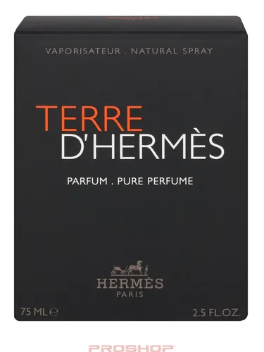 Hermès Terre d`Hermès Eau de Parfum 75 ml - Herrendüfte, luxuriöser Duft mit erdigen Tönen, der die natürliche männliche Kraft verkörpert und das ganze Jahr über getragen werden kann.