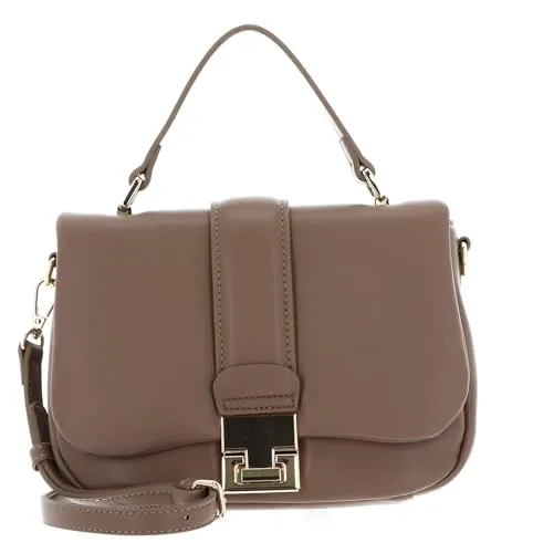 Seidenfelt Manufaktur Dalarna Top Handle Bag - Damen-Henkeltaschen, eleganter Alltagsbegleiter in soft toffee mit goldfarbenen Details für schicke Anlässe und Alltag.
