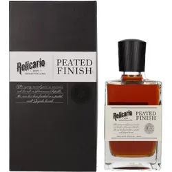 Relicario Ron Dominicano PEATED FINISH 40% Vol. 0,7l - Exklusiver Rum aus der Dominikanischen Republik mit 40 % Vol. in Geschenkbox. Der besondere Peated Finish verleiht ihm eine harmonische Kombination aus karibischer Süße und feinen Rauchnoten.