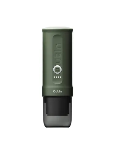 OutIn Nano Espressomaschine Grün - Tragbare 2-in-1 Espressomaschine für unterwegs, mit 7500-mAh-Batterie für 3-5 Tassen und schnellem Aufheizen