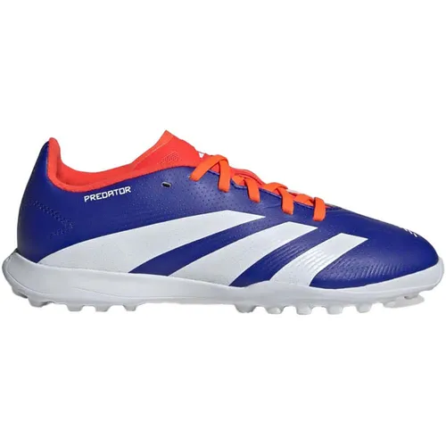 adidas Performance PREDATOR LEAGUE KIDS TF Fußballschuh - Fußballschuhe für Kinder mit präzisem Hybridfeel Obermaterial und griffigen Gummilamellen, ideal für blitzschnelle Moves auf Kunstrasen. Hergestellt aus mindestens 20% recycelten Materialien.