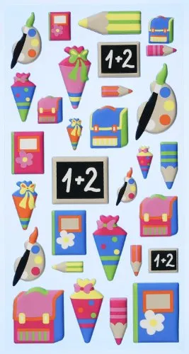 Softy Stickers Schule [Spielzeug]