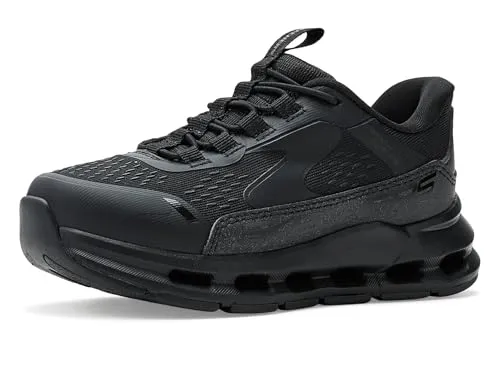 Skechers Glide-Step + Vista Lane Slip-On Kinder - Komfortable Freizeitschuhe - Schwarze Slipper für Kinder mit Memory-Foam-Fußbett, ideal für Freizeitaktivitäten. Bequem und leicht anzuziehen, perfekt für jeden Tag.