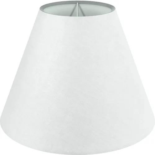 Lampenschirm Baumwolle | M: Ø25 cm | Konisch | E14/E27 | Weiß