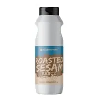 Geröstete Sesamsauce 500 ml - Leckere Marinade in praktischer Quetschflasche, ideal für Grillgerichte und asiatische Köstlichkeiten.