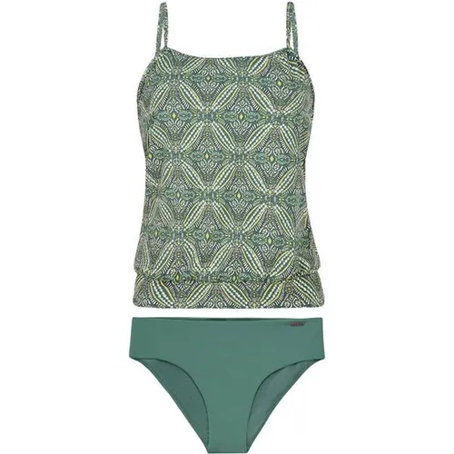 PROTEST Damen Bikini PRTNome Tankini B&C-Cup - Nachhaltiger Tankini aus recycelten Materialien für umweltbewusste Strandliebhaber, bietet volle Bedeckung und herausnehmbare Polster für optimalen Komfort und Stil.