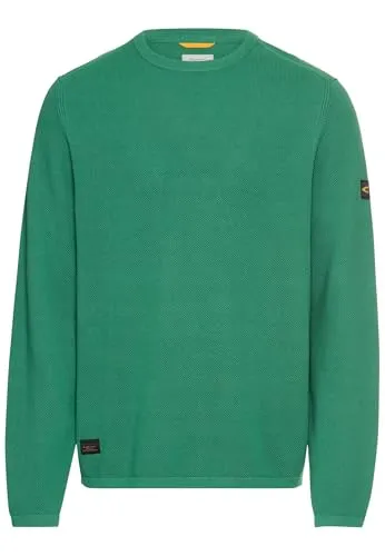 camel active Herren Pullover 409500-6K00, Tannengrün, L - Stylischer Pullover für Herren, ideal für lässige Outfits und aus hochwertigem Material für optimalen Tragekomfort.