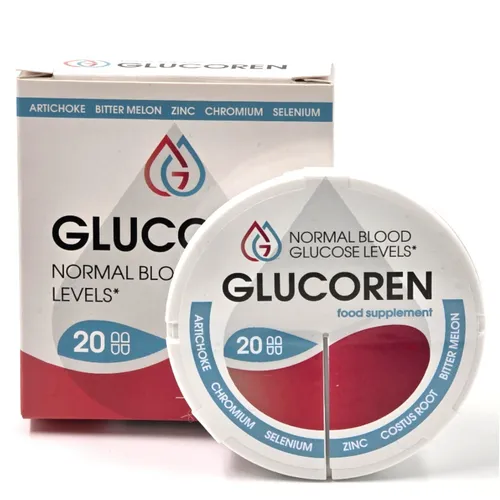 Glucoren Nahrungsergänzungsmittel: Artischocke, Bittermelone, Zink, Chrom, Selen - Nahrungsergänzungsmittel zur Unterstützung der Blutzuckerregulation bei Diabetes mit pflanzlichen Inhaltsstoffen für stabilen Blutzuckerspiegel.