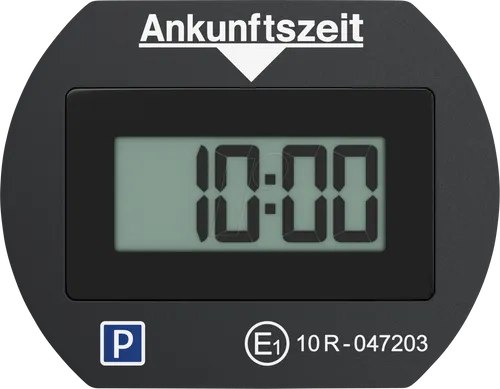 Needit elektronische Parkscheibe Park Lite I automatische Parkscheibe - digitale Parkuhr mit 2 Displays, voll-automatische Parkzeiterkennung für sorgenfreies Parken