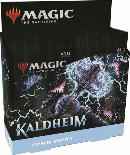 Magic Kaldheim - Collector Booster Display (deutsch) - TCG OVP Displays, exklusive Kaldheim-Karten und besondere Sammler-Edition für Magic: The Gathering-Fans in deutscher Sprache.