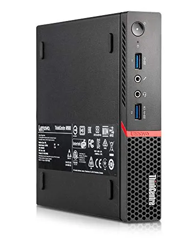 Lenovo ThinkCentre M900 Tiny - Mini PC mit Intel Quad Core i5 - Desktop-PC für Büro und Home Office, ausgestattet mit 256GB SSD und 8GB RAM. Ideal für effizientes Arbeiten und Surfen, leise und stromsparend, generalüberholt mit 12 Monaten Garantie.