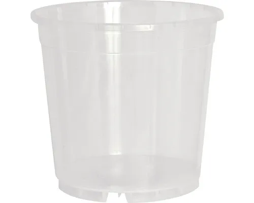 Orchideenkulturtopf geli Kunststoff Ø 17 cm H 16 cm transparent