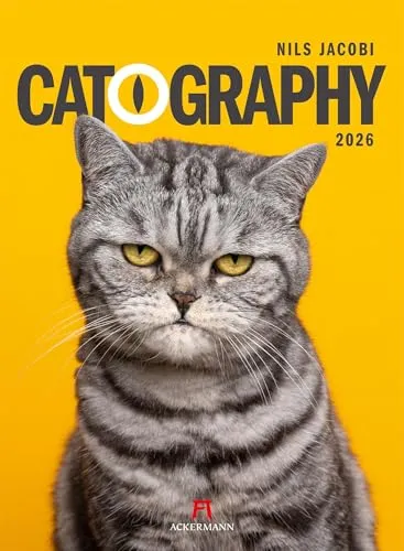 Catography Katzen-Kalender 2026 | Humorvolle Haustier-Portraits im Hochformat - Entdecken Sie den humorvollen Catography Katzen-Kalender 2026 im Hochformat (33x45 cm) mit einzigartigen Portraits von Nils Jacobi. Perfekt für Katzenliebhaber und als schicke Wanddekoration.