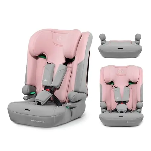 Kinderkraft I-COMFY Autositz – Sicher und Verstellbar - Autositz für Kinder von 76–150 cm (ca. 15 Monate – 12 Jahre) mit EASY GROW SYSTEM. Bietet optimalen Schutz und Komfort durch verstellbare Rückenlehne und 5-Punkt-Sicherheitsgurt. Einfache Installation mit ISOFIX-System.