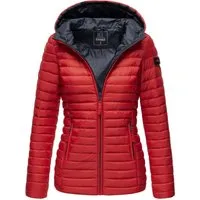 MARIKOO Damen Steppjacke B857 - Übergangsjacke mit Kapuze - Funktionsjacken: Leichte Steppjacke von Marikoo, hochwertig verarbeitet mit angenehmem Obermaterial und praktischen Reißverschlusstaschen.