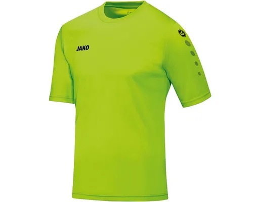 Jako T-Shirt Trikot Team Kurzarm (100% Polyester) neongrün Jungen