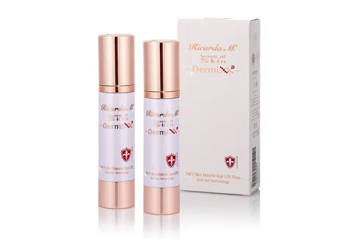 Ricarda M. Anti-Aging-Augencreme "SOS 24/7 Bio Matrix Eye Lift" 100 ml - Augencreme mit innovativem Dermixx4 Komplex für intensive Verjüngung und 100% Verbesserung der Hautelastizität. Schützt die empfindliche Augenpartie und lässt die Haut um bis zu 10 Jahre jünger erscheinen.