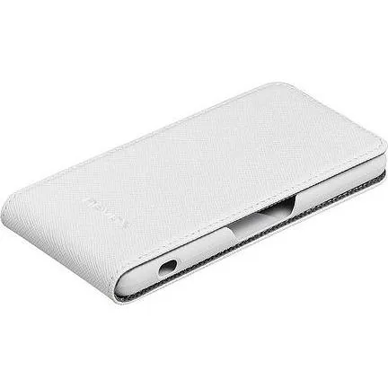 Nevox RELINO Case for Sony Xperia Z1 Compact Flip Tasche, white-grey, Blister (4250686402087)