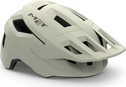 MET Shelter MTB Helm, off white, matt, Gr. M - Fahrradhelme: Der MET Shelter bietet optimalen Schutz und Komfort für All-Mountain und Enduro. Mit 17 Belüftungsöffnungen und Safe-T Duo Anpassungssystem für perfekten Sitz.