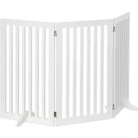Absperrgitter Treppenschutzgitter - Sicherer Schutz für Hunde und Kinder - Gehege & Zäune - Hochwertiges 3-Panel Treppenschutzgitter, 91,5 cm hoch, ideal für Sicherheit im Zuhause.